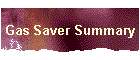 Gas Saver Summary